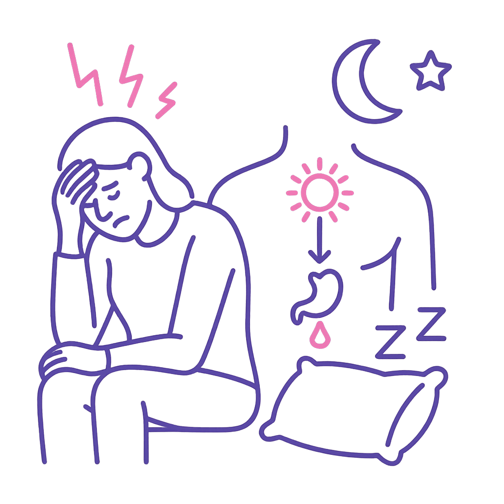 Was im Körper passiert Stress & Schlafhormone Was im Körper passiert Stress & Schlafhormone